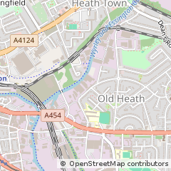 Map of Wolverhampton, West Midlands