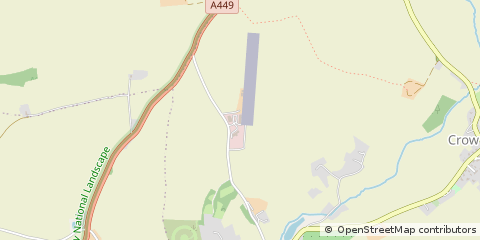 Map of Ross-on-WYE, Hereford