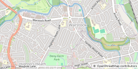 Map of Birmingham