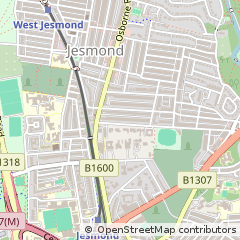 Map of Newcastle Upon Tyne