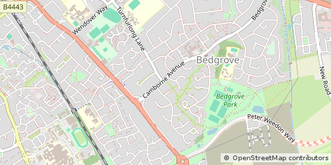Map of Aylesbury, Buckinghamshire