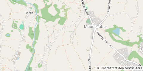 Map of Halifax, Yorkshire