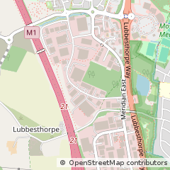 Map of Leicester, Leicestershire