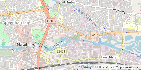 Map of Newbury