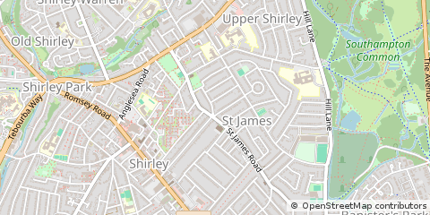Map of Southampton, Hampshire