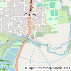 Map of Olney, Bucks