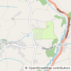 Map of Bude, Cornwall