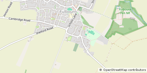 Map of Cambridge, Cambridgeshire