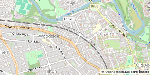 Map of Aberdeen