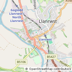 Map of Llanrwst