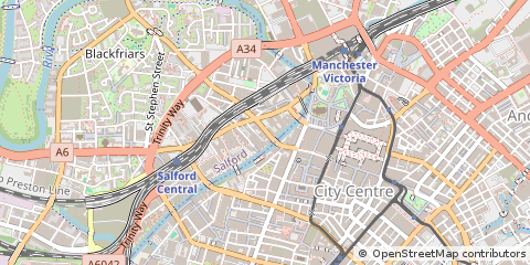Map of Manchester