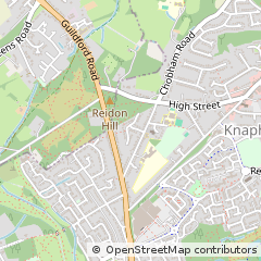 Map of Woking, Surrey