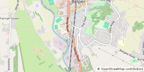 Map of Belper