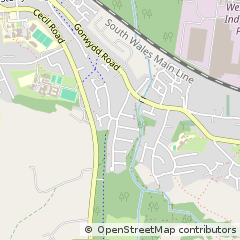 Map of Gowerton, Swansea