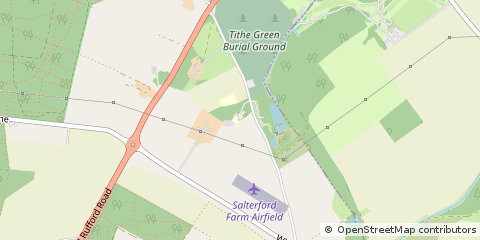 Map of Calverton, Nottingham