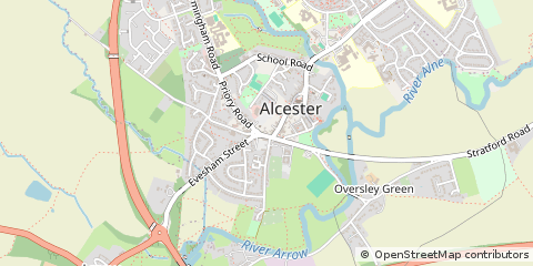 Map of Alcester