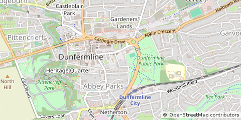 Map of Dunfermline