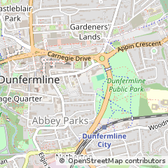 Map of Dunfermline