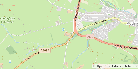 Map of Ilkley, West Yorkshire