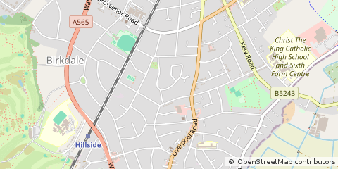 Map of Southport