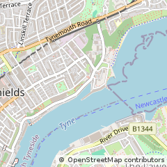 Map of North Shields