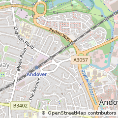 Map of Andover, Hampshire