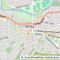 Map of Ilkley, West Yorkshire
