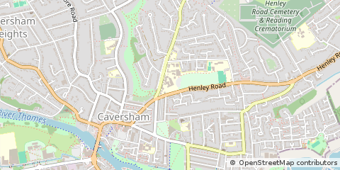 Map of Reading, Berkshire
