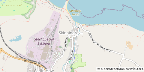 Map of Saltburn-by-the-SEA