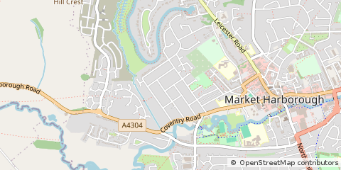 Map of Market Harborough