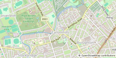 Map of Edinburgh