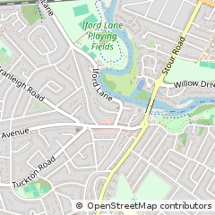 Map of Bournemouth, Dorset