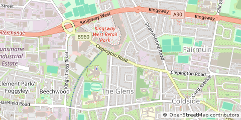Map of Dundee
