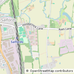 Map of Redhill, Surrey