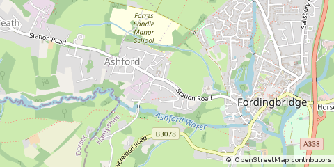 Map of Fordingbridge, Hampshire