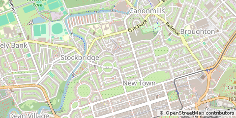 Map of Edinburgh, City of Edinburgh