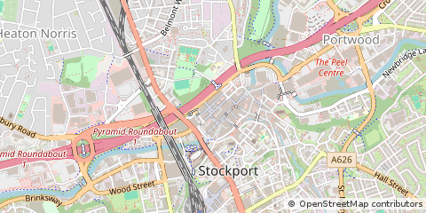 Map of Stockport