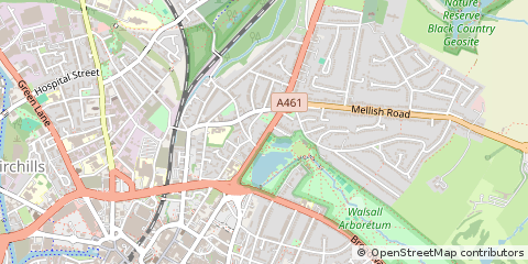 Map of Walsall