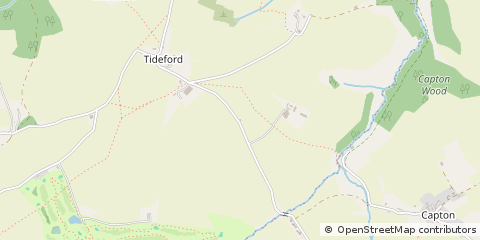 Map of Totnes, Devon