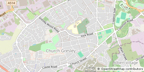 Map of Swadlincote