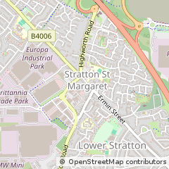 Map of Swindon, Wiltshire