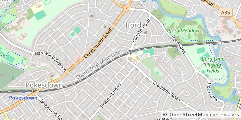 Map of Bournemouth