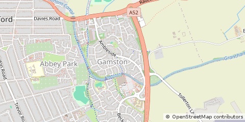 Map of Nottingham