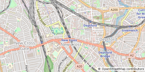 Map of NEW Cross, London