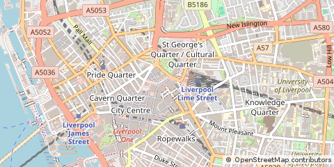 Map of Liverpool