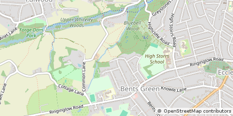 Map of Sheffield