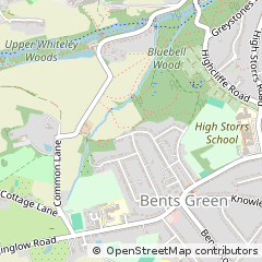 Map of Sheffield
