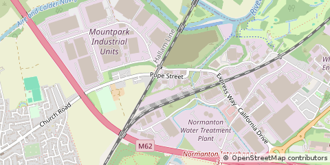 Map of Normanton, West Yorkshire