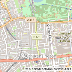 Map of South Kensington, London
