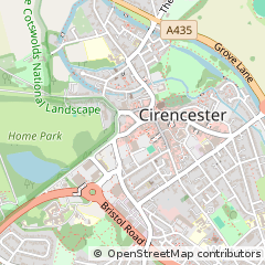 Map of Glos, Gloucestershire
